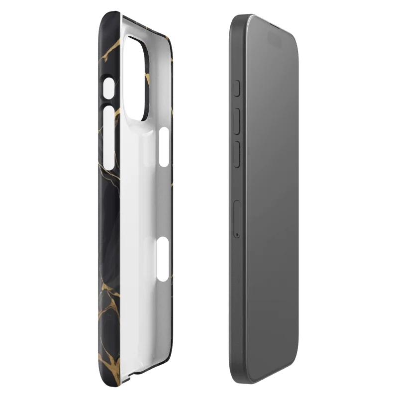 Snap Case for iPhone – Ebon Gold Waves product image (47)