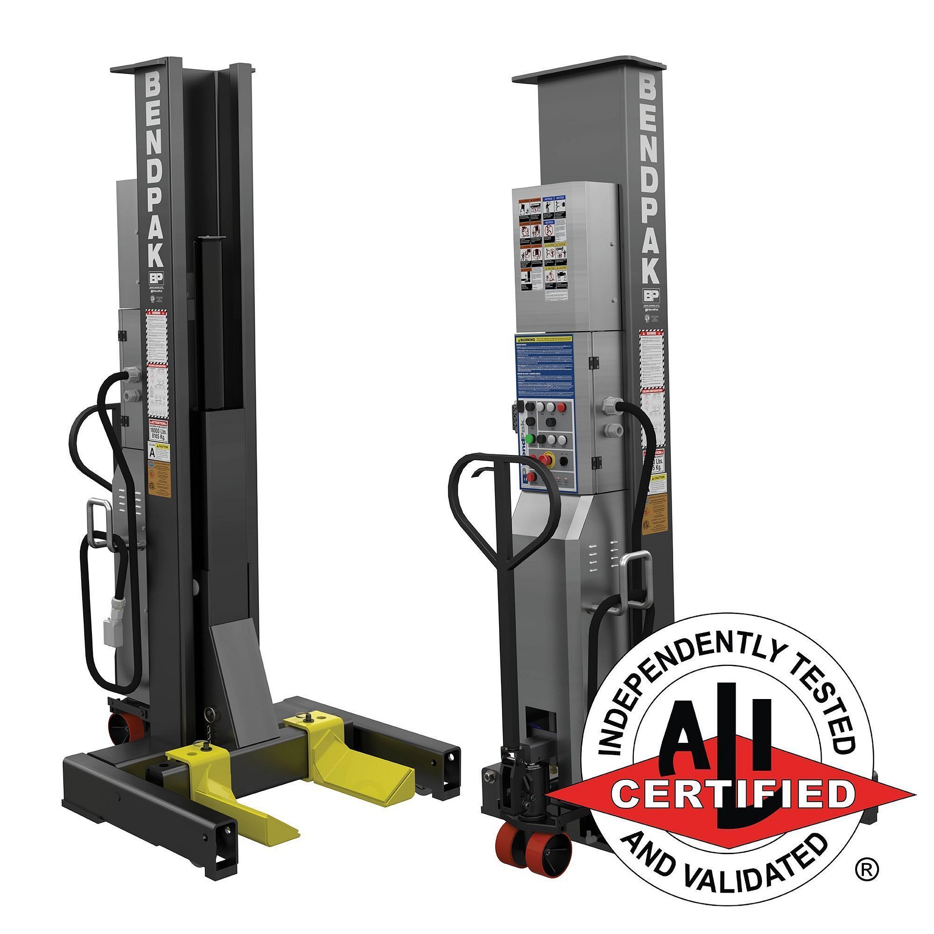 BendPak PCL-18B Mobile Column Lift System - Set of 2 - 36,000-Lb Capacity product image (7)