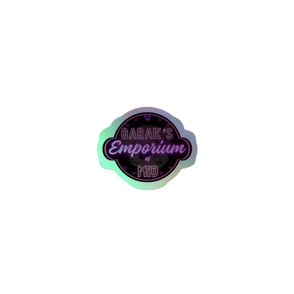 Garak Sticker The Emporium Holo Sticker | Garak's Emporium of Mid