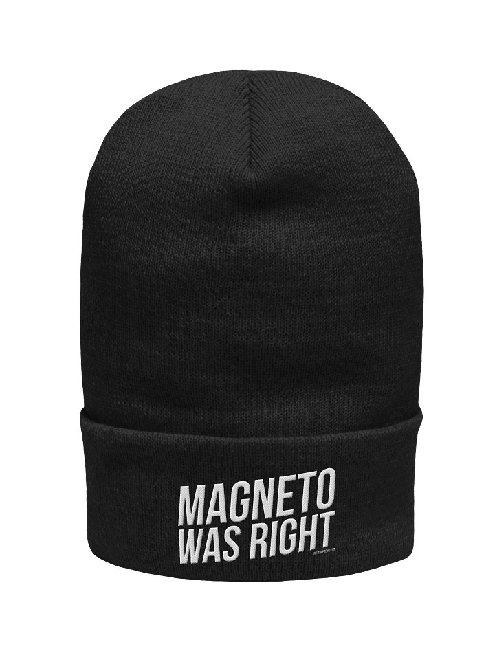 FUTILE DEVICE: MAGNETO WAS RIGHT (BEANIE) product image (4)