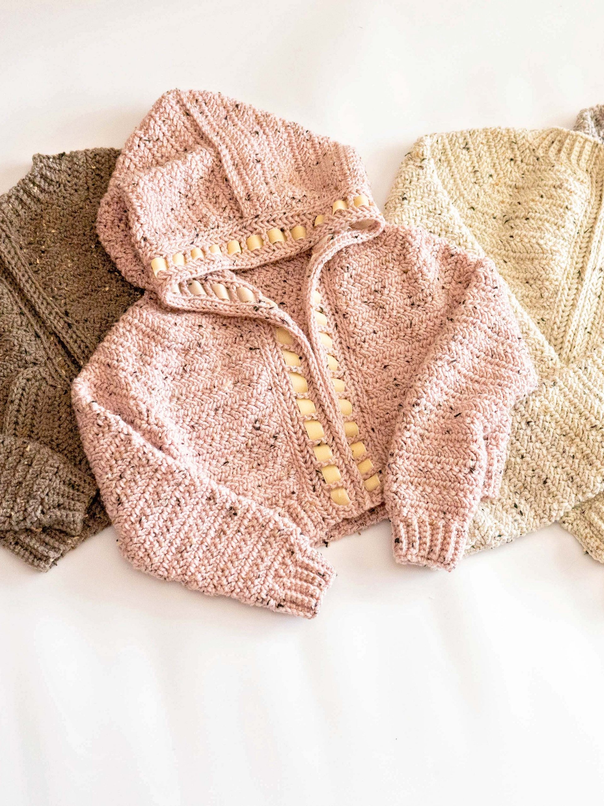 Cascade Child Crochet Cardigan Pattern product image (5)
