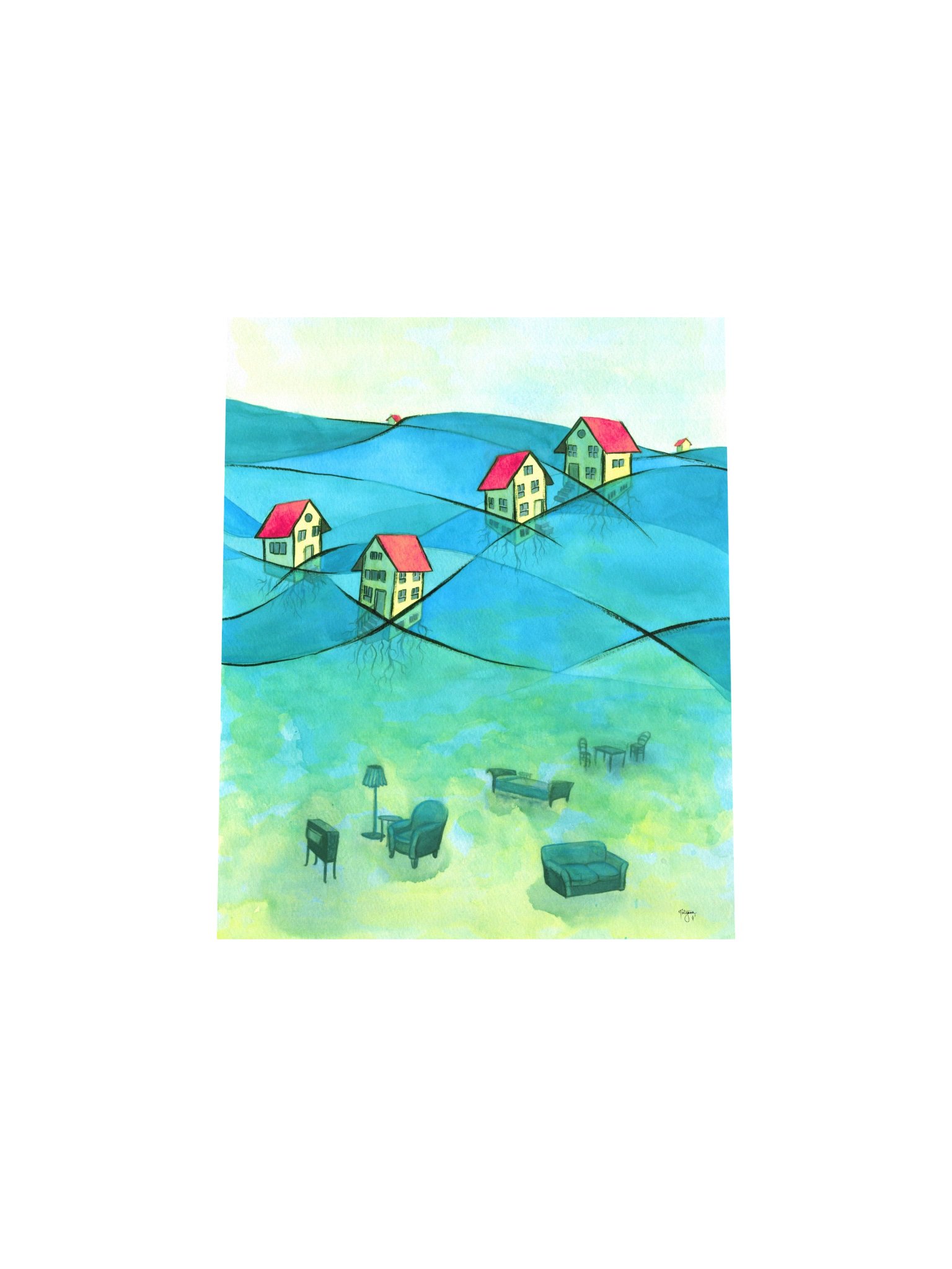 Flooded Basements ∙ Art Print product image (5)