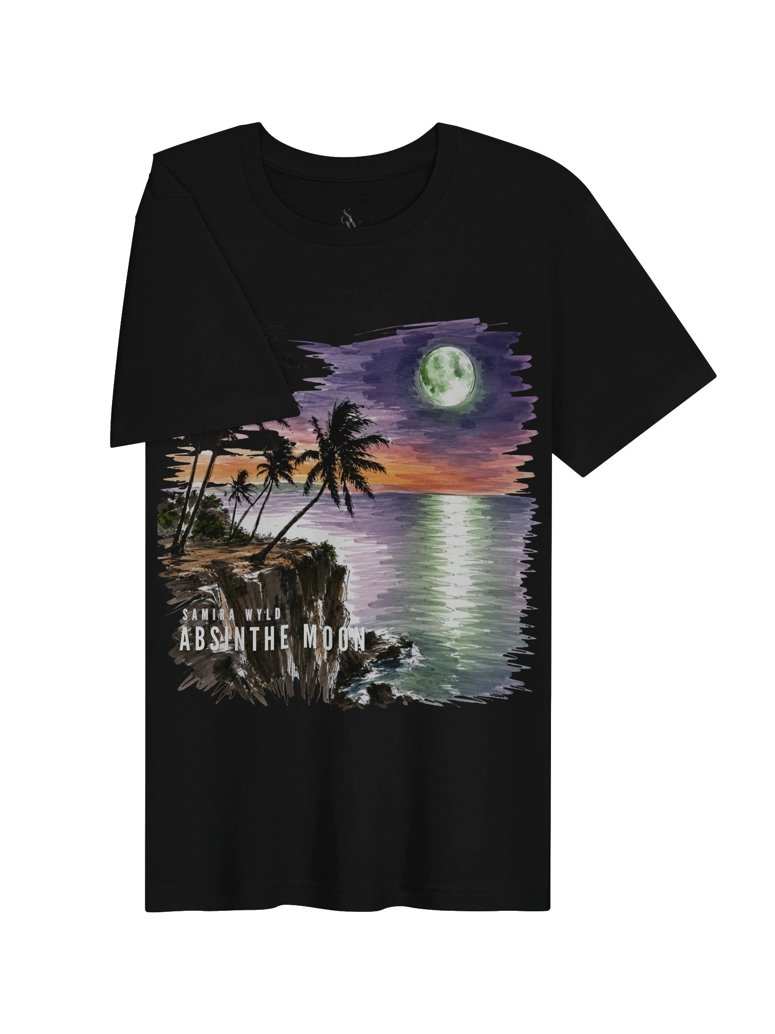Absinthe Moon Sketch Edition Unisex T Shirt (Official Artist Merch) product image (6)