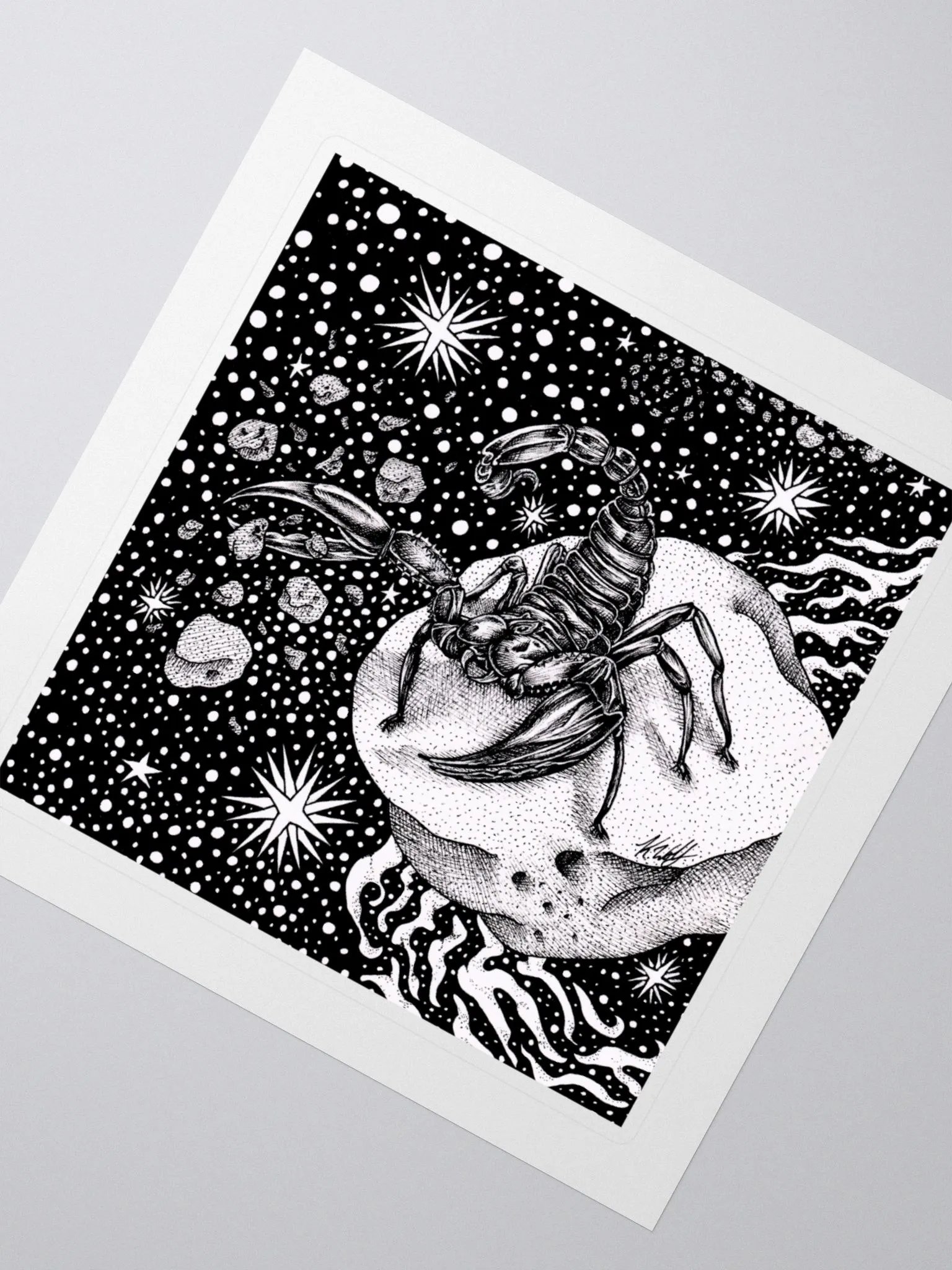 Scorpio Zodiac Kiss Cut Stickers product image (2)