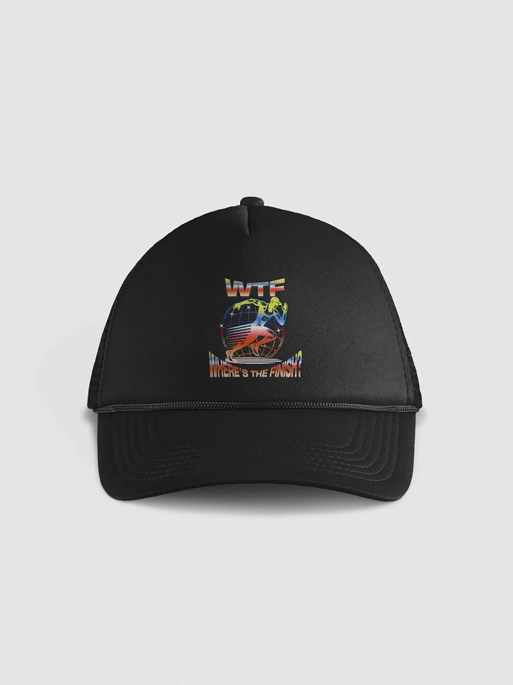 WTF Where's The Finish? Runner Foam Trucker Hat product image (1)