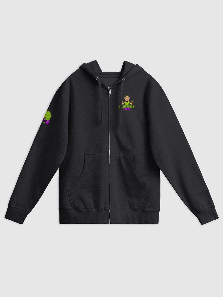 RebelDustyPinky Logo Zip UP Hoodie! product image (1)