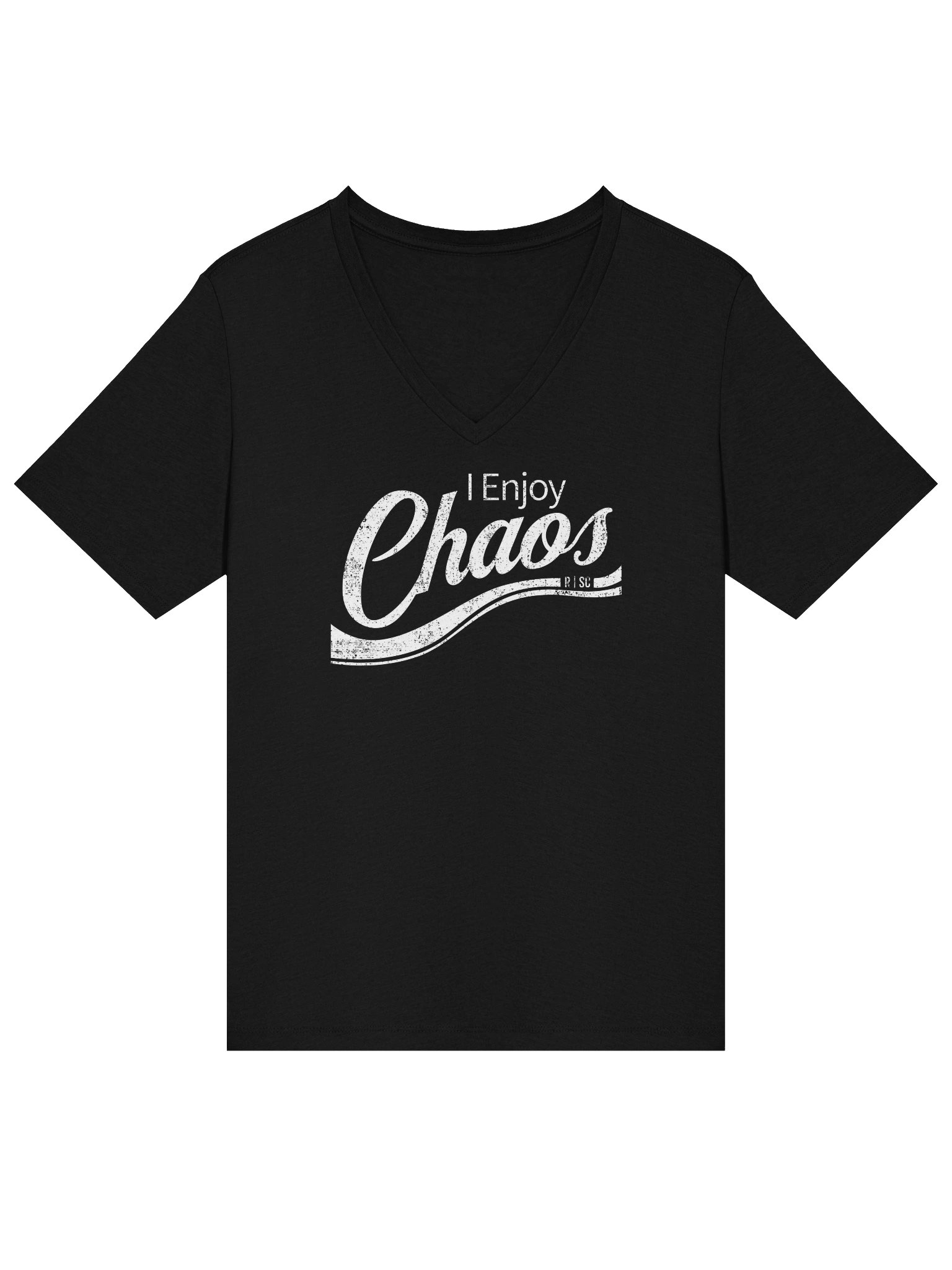 I Enjoy Chaos V-Neck T-Shirt product image (1)