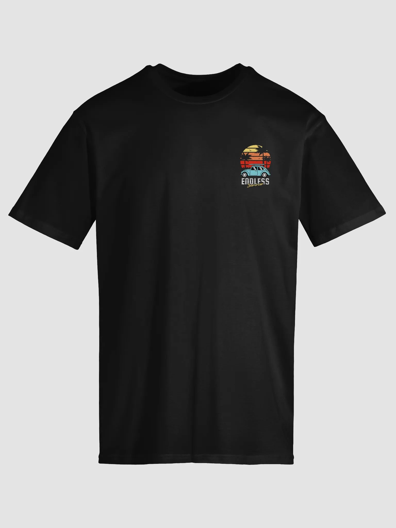 Vintage Car Sunset Surfboard T-Shirt product image (11)