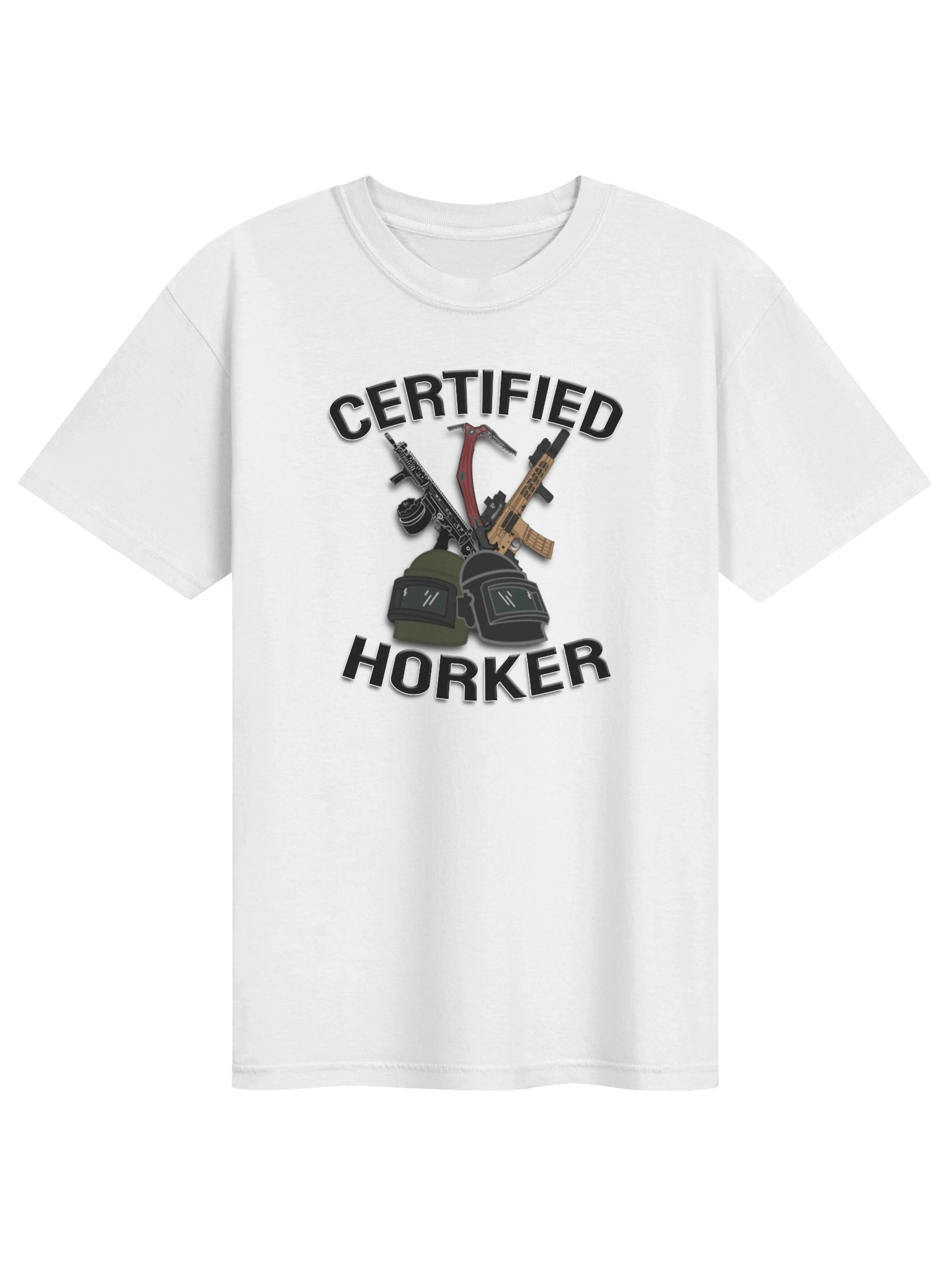 Certified Horker T-Shirt (Black Text) product image (1)