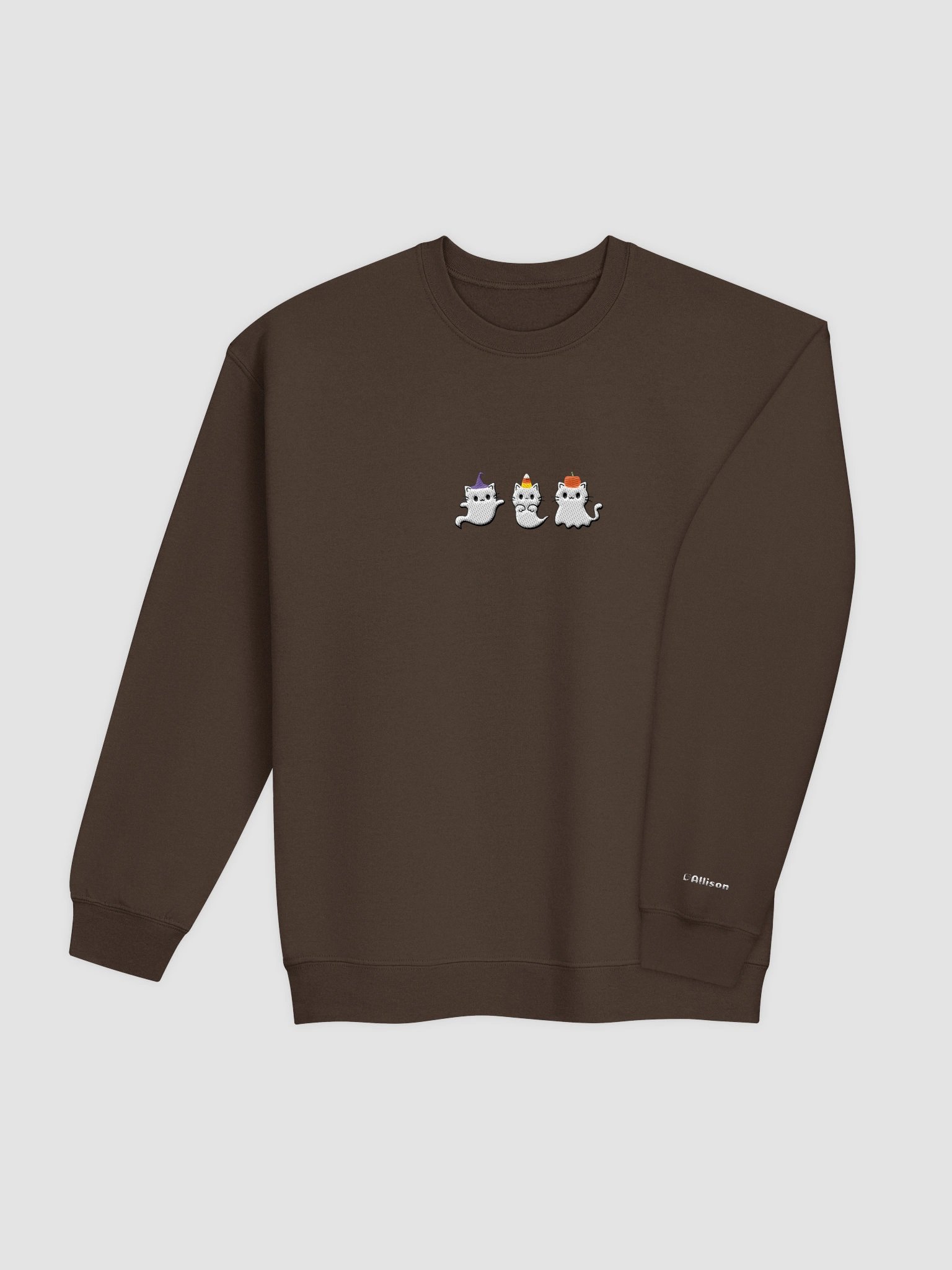 ghost cat crewneck product image (2)