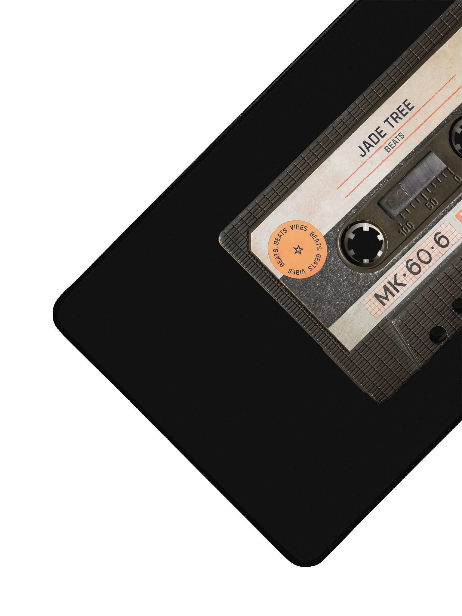 Mouse Pad With Beats. Beats. Vibes. Beat Tape Logo product image (3)