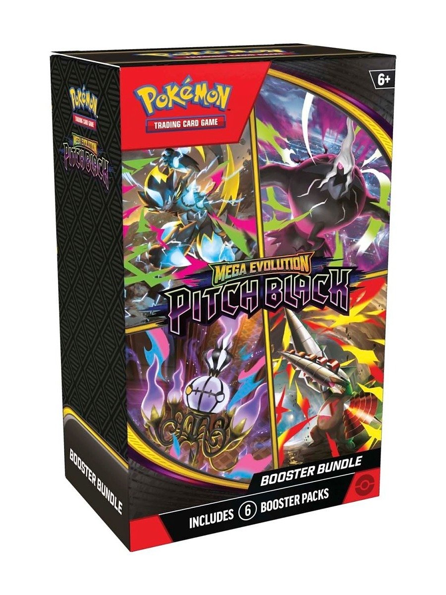 Pokémon TCG: Mega Evolution- Pitch Black Booster Bundle (6 Packs) product image (1)