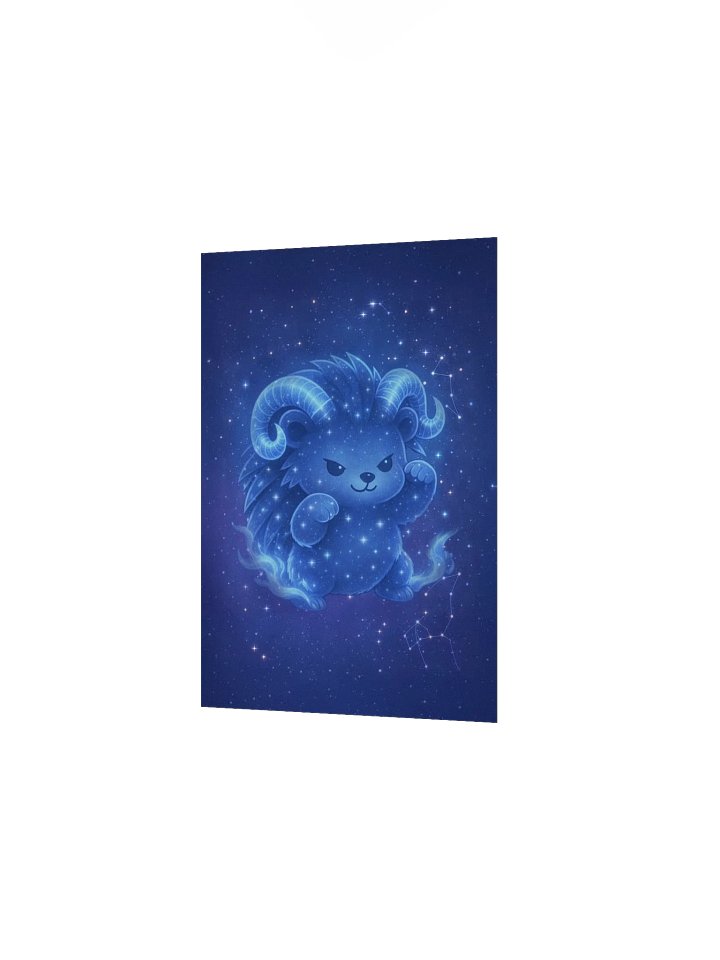 Zodiac hedgie Aries matte poster product image (6)