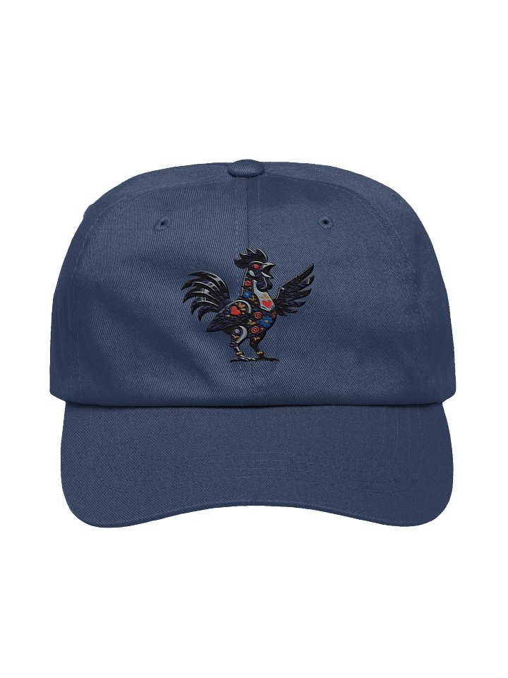 THE TACTICAL GALO: "Cyber-Barcelos" Edition Cap - Navy Blue 🐓🛡️ product image (1)