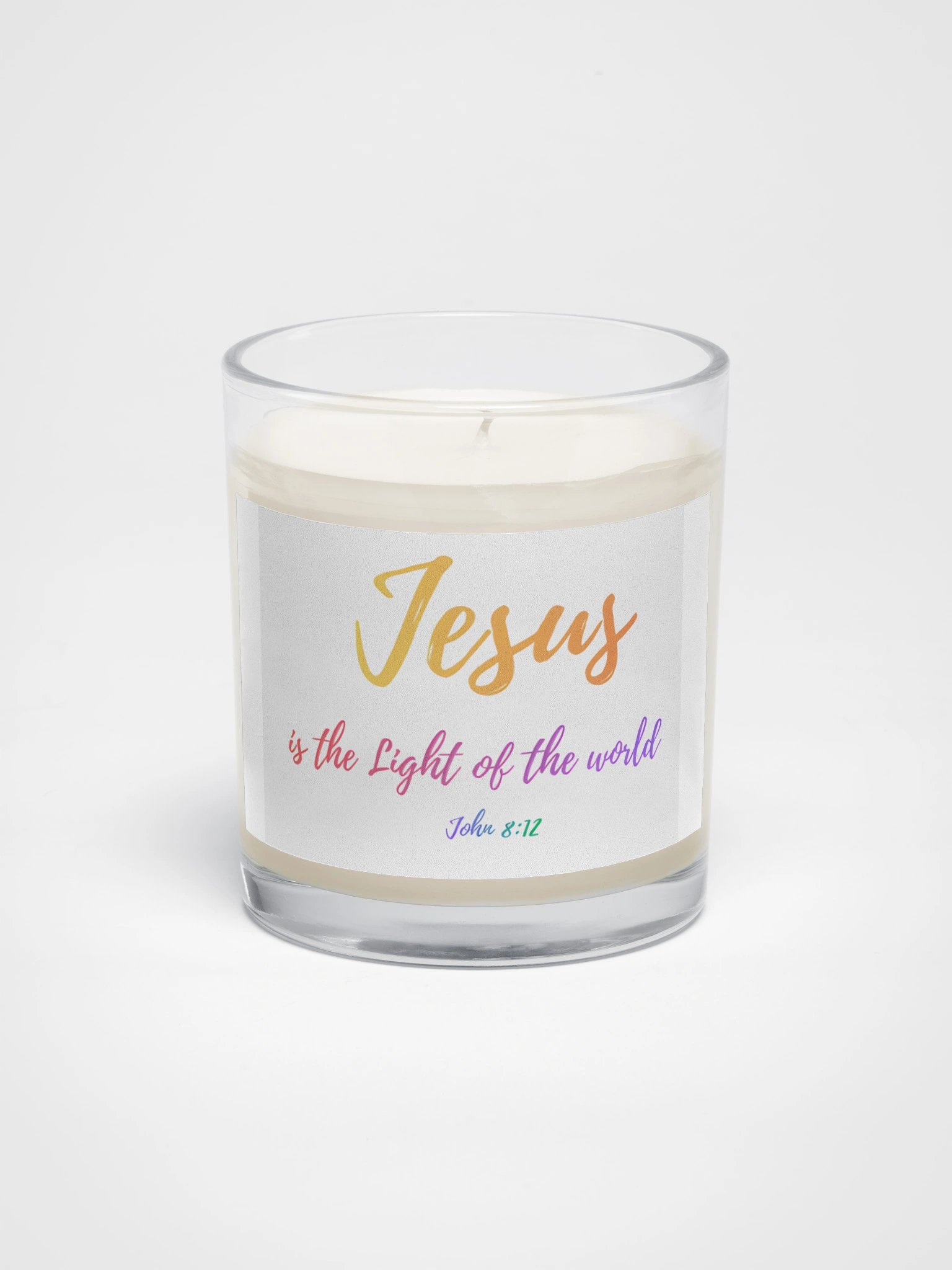 Jesus, Light of the World Soy Wax Candle product image (1)