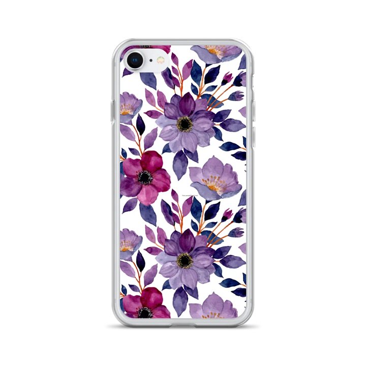 Purlple Whimsical Floral iPhone® Case product image (28)