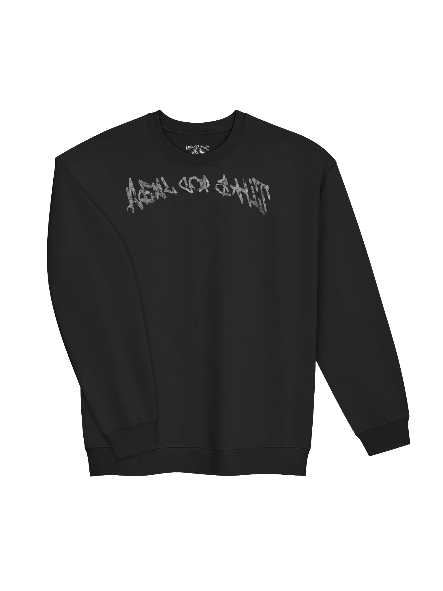 REAL COP SHIT TEXT BASIC CREWNECK product image (12)