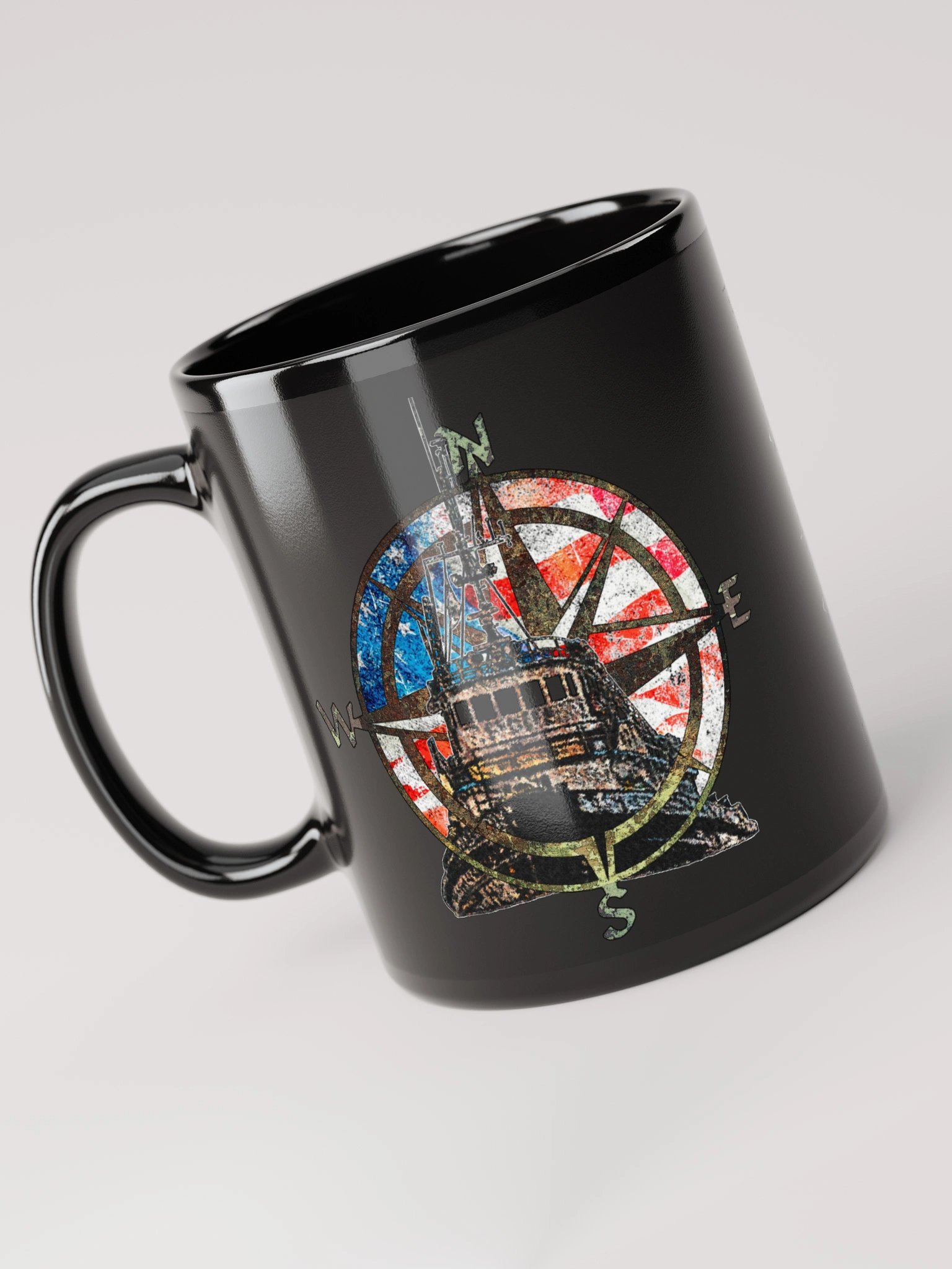 Compass Rose Pacific Falcon Flage Mug 11oz & 15oz product image (3)