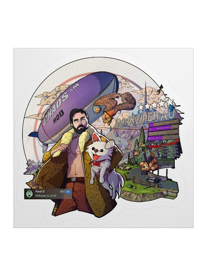 Chaos Mod Hero Sticker product image (2)