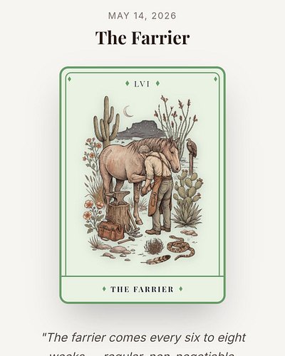 The Wild Deck ✨

Reconnect with yourself in just five minutes. One daily card, one message, one journaling prompt.

Today’s C...