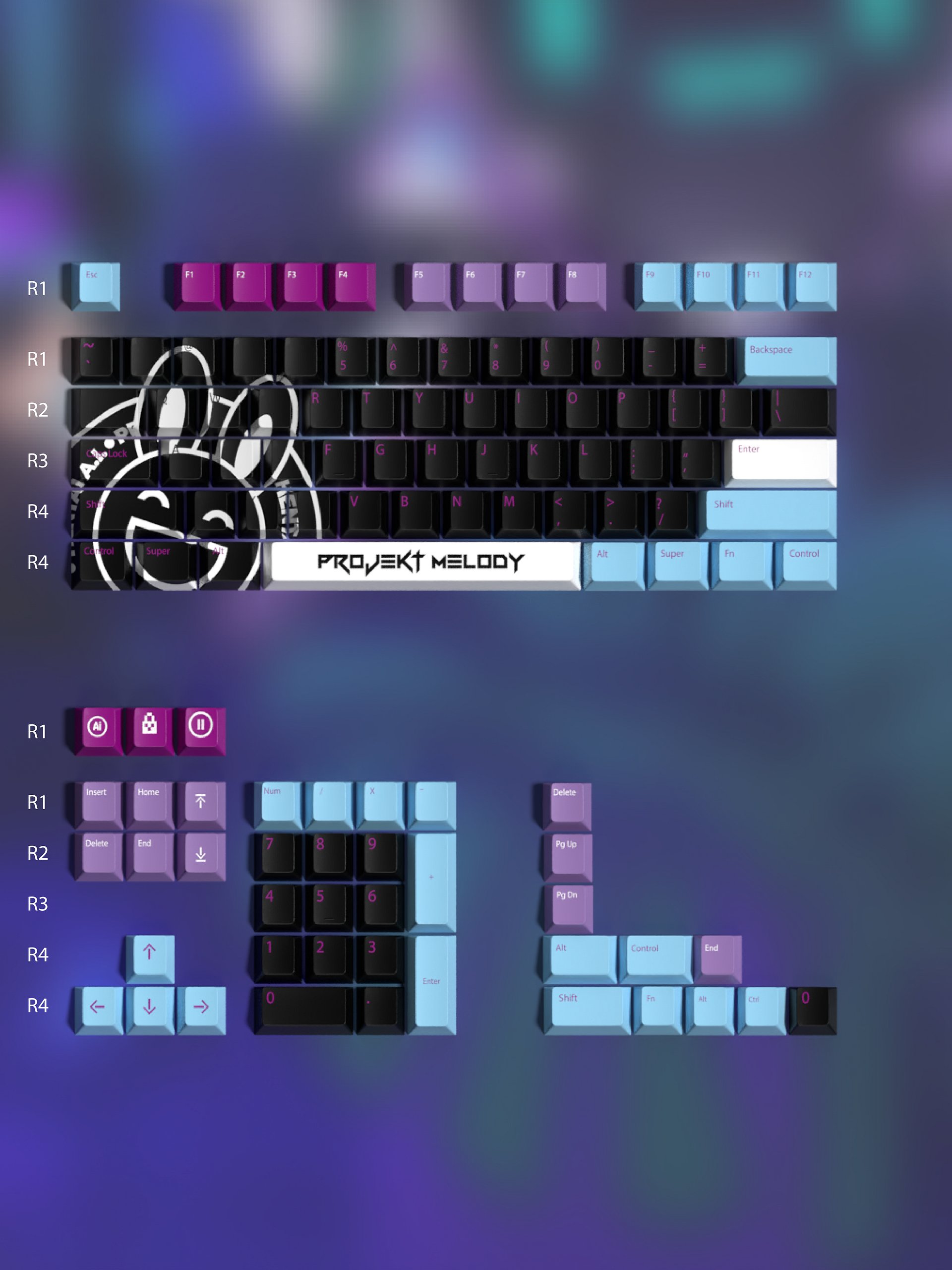 [PRE-ORDER] Projekt Melody Keycaps product image (1)