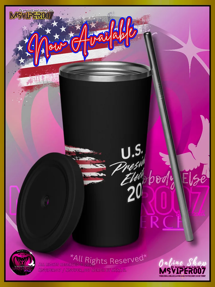 Tumbler - MsViper007's "Does That Sound Familiar?" - 2024 U.S. Elections Tumbler By Anna H. product image (2)