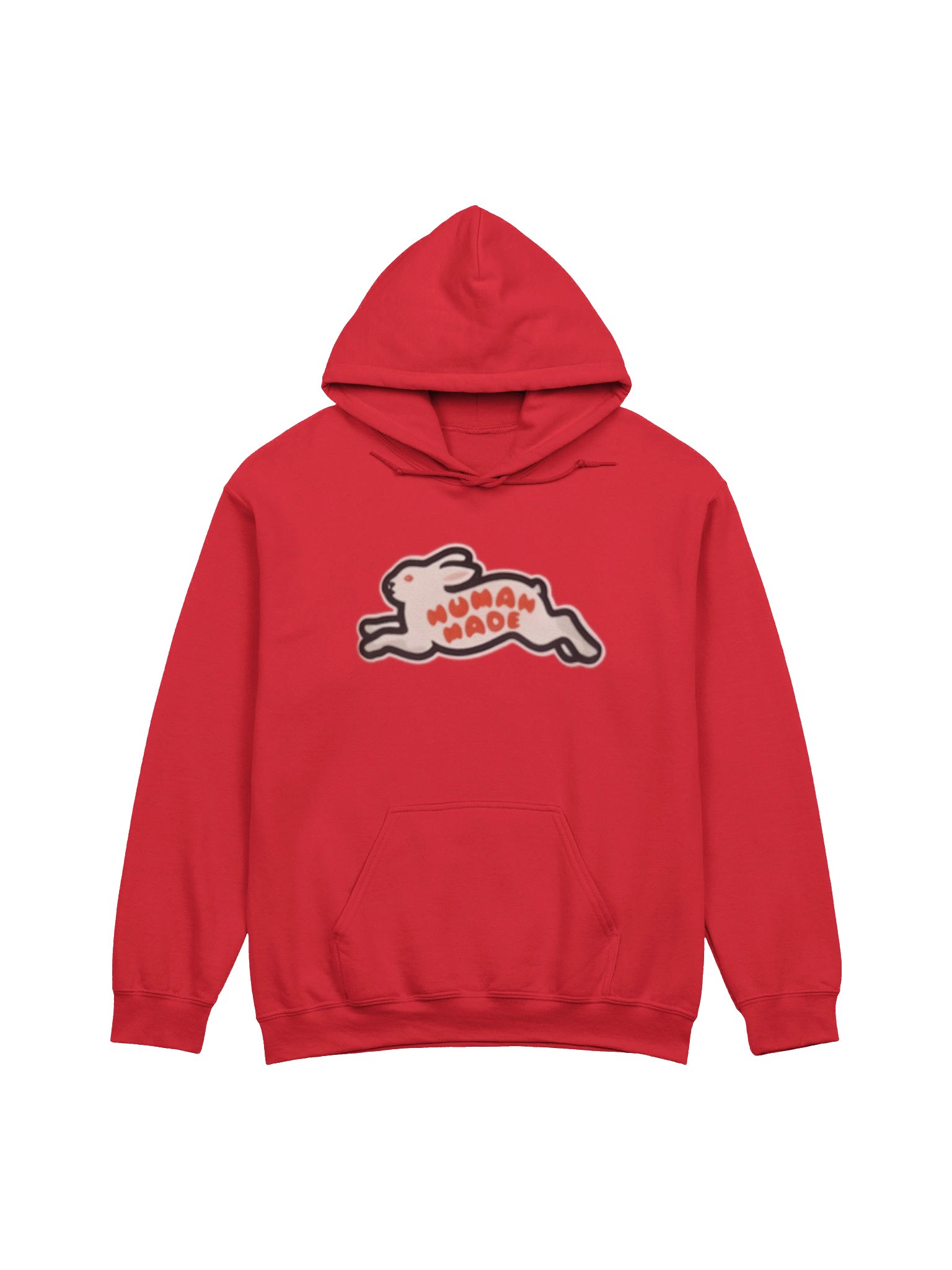 Human Made Rabbit Oversized Pullover Red Hoodie product image (1)