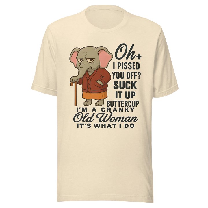 Cranky Elephant Vibes T-Shirt product image (2)