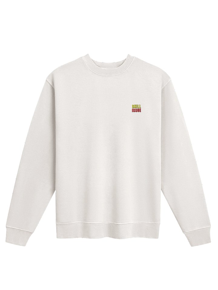 Skill Issue Pigment Dyed Streetwear Sweatshirt product image (1)