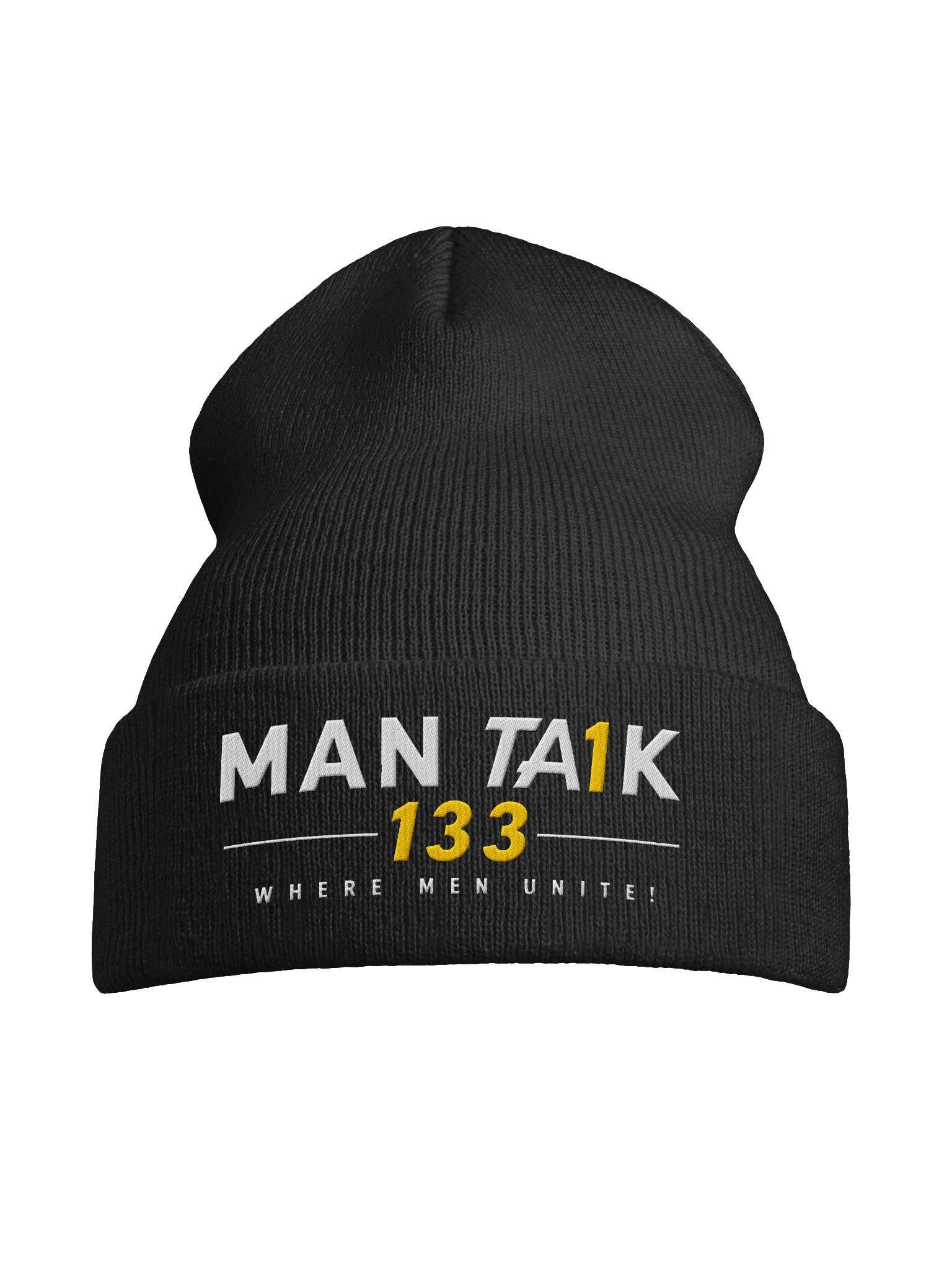 Man Ta1k 133 “Where Men Unite!” Brotherhood Knit Toboggan product image (21)