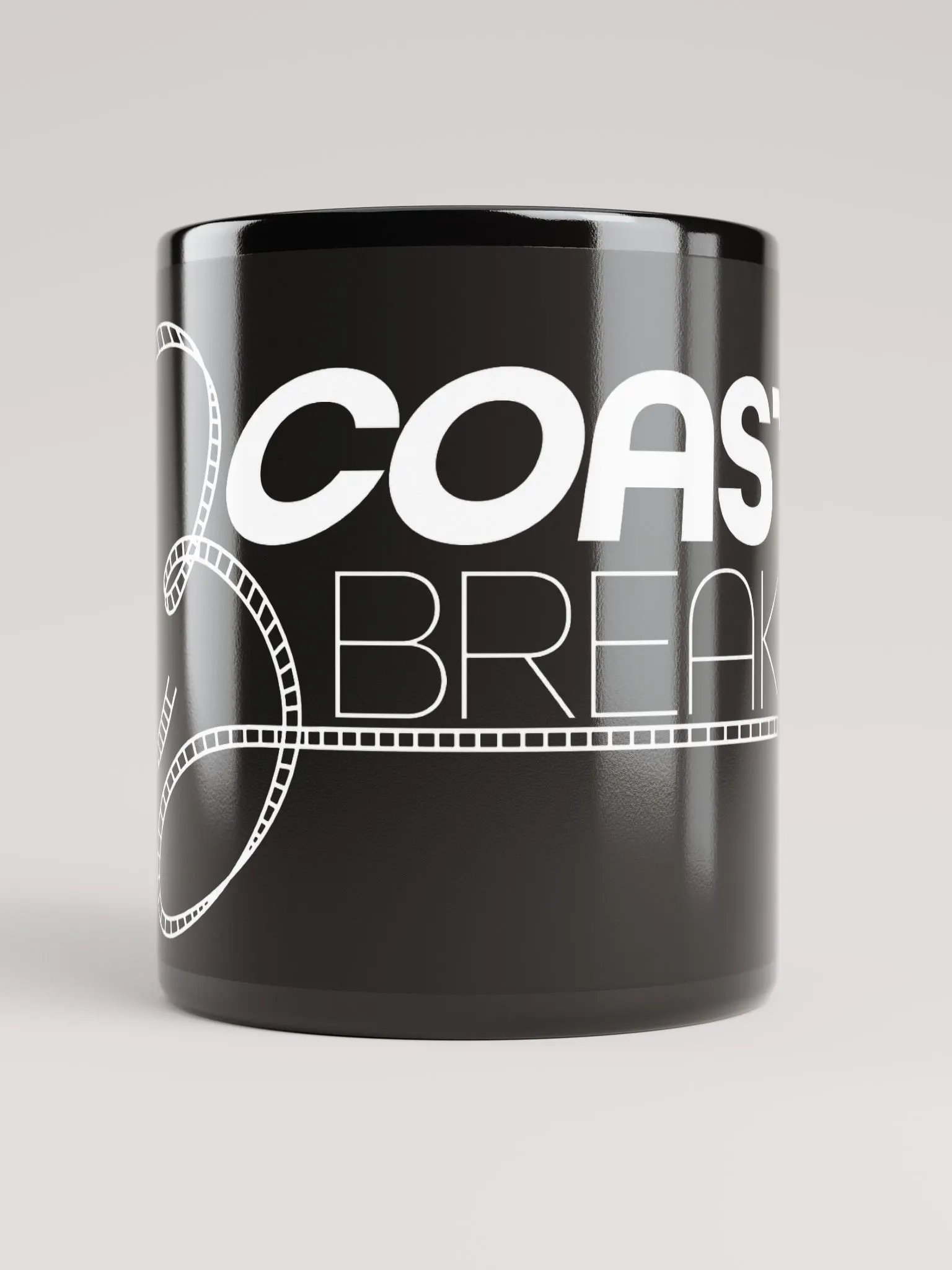 Coaster Breaks Black Glossy Mug product image (5)
