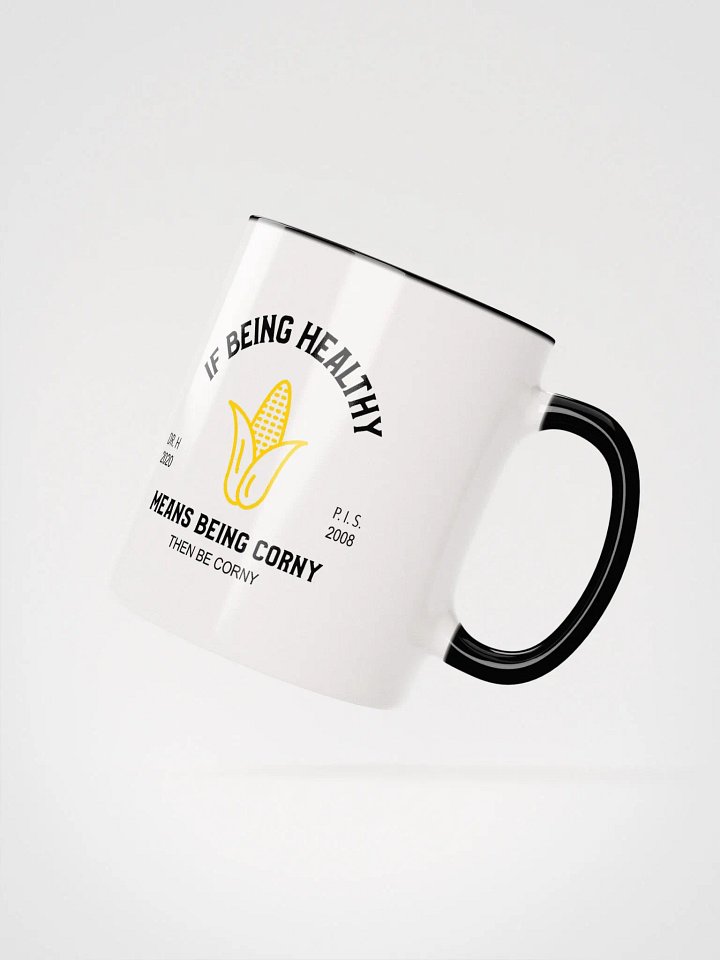 Corny Is Healthy - Mug with Color Inside product image (2)