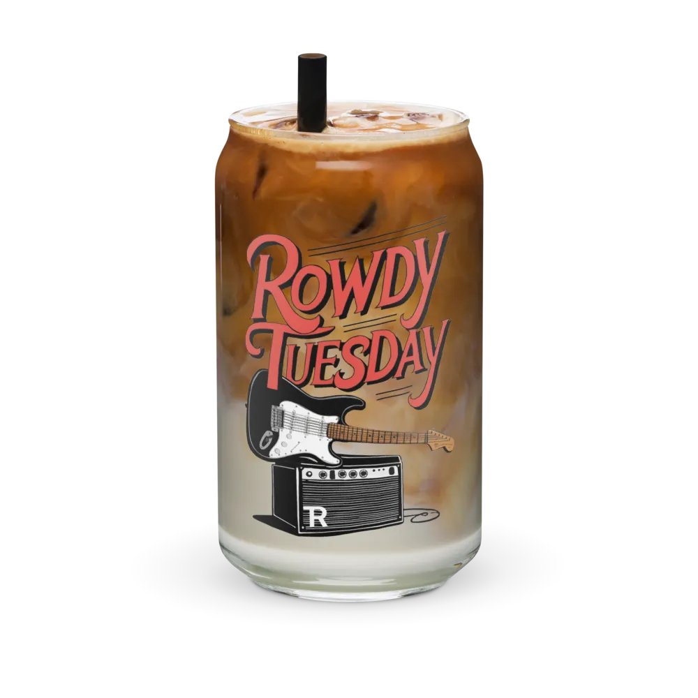 Rowdy Tuesday - Can Shaped Glass product image (36)