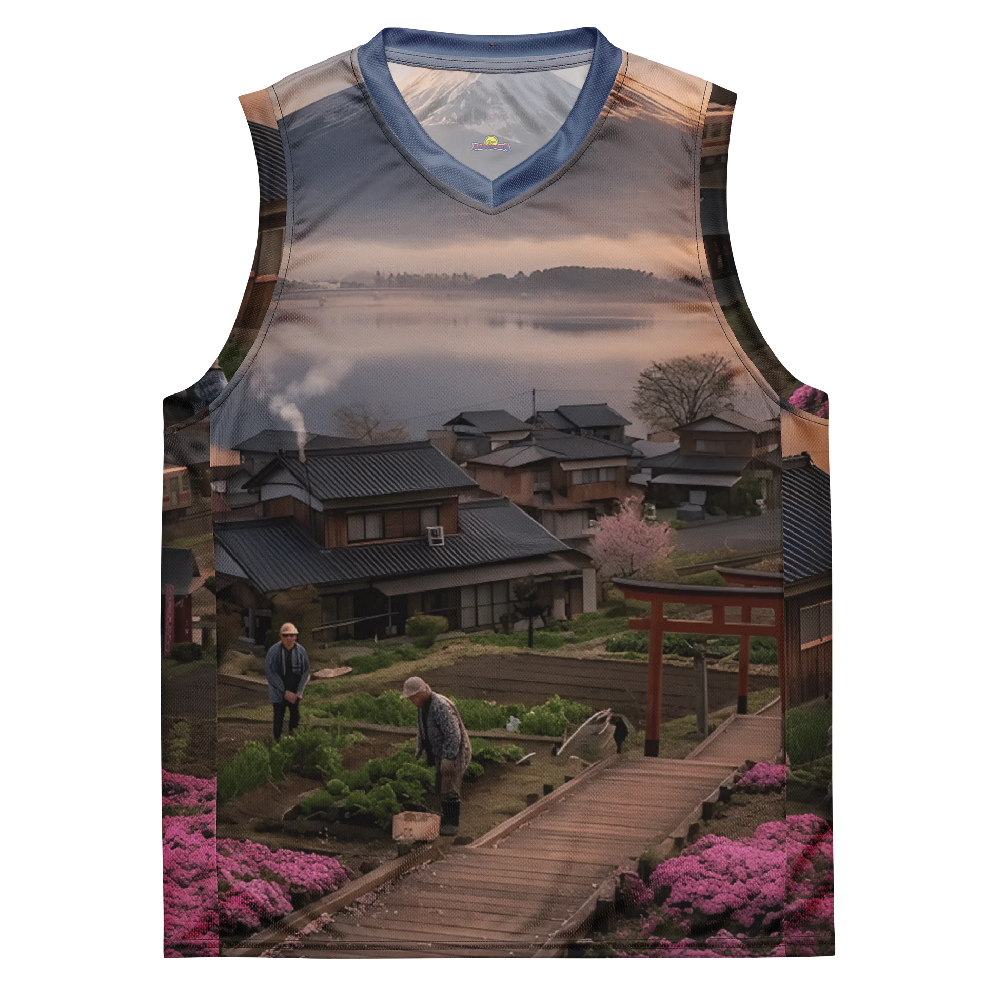 Mount Fuji Recycled Basketball Jersey | Moisture-Wicking UPF 50+ product image (2)