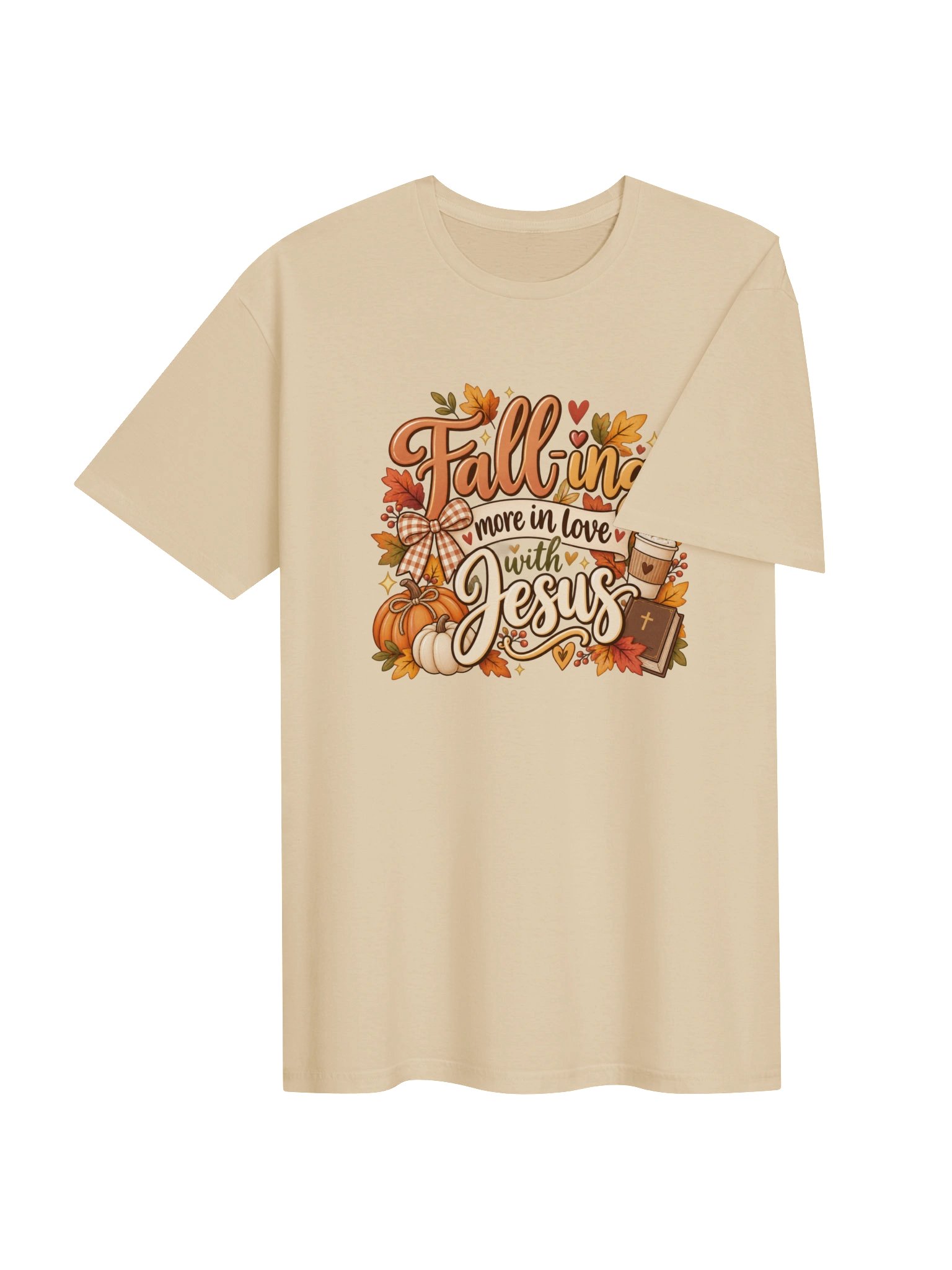 Fall-ing More in Love with Jesus Tee | 1 John 4:19 product image (124)