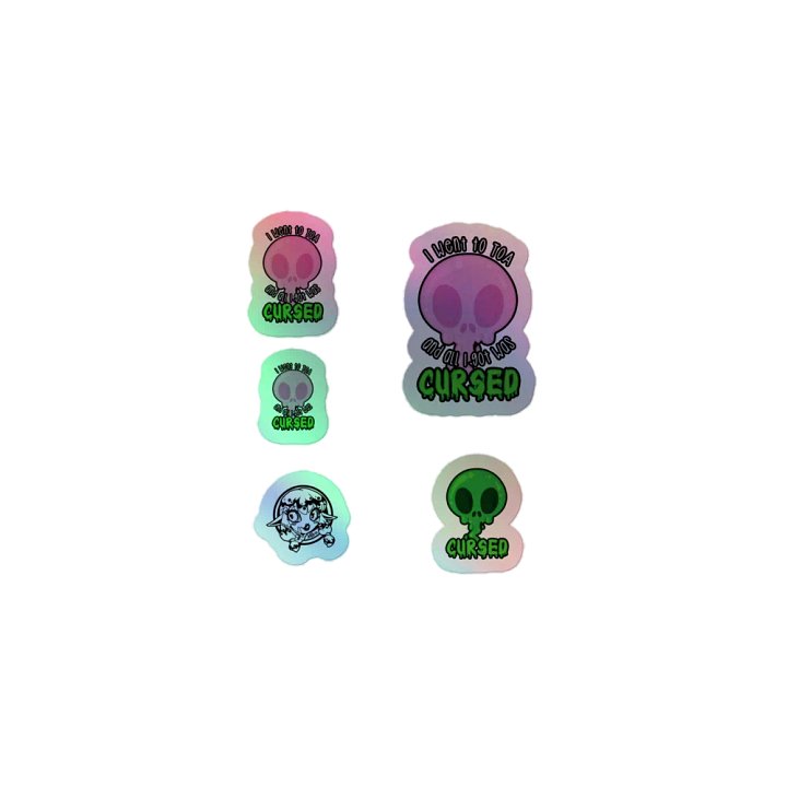 All I Got Was Cursed - Paladin - Holo Sticker Sheet product image (1)
