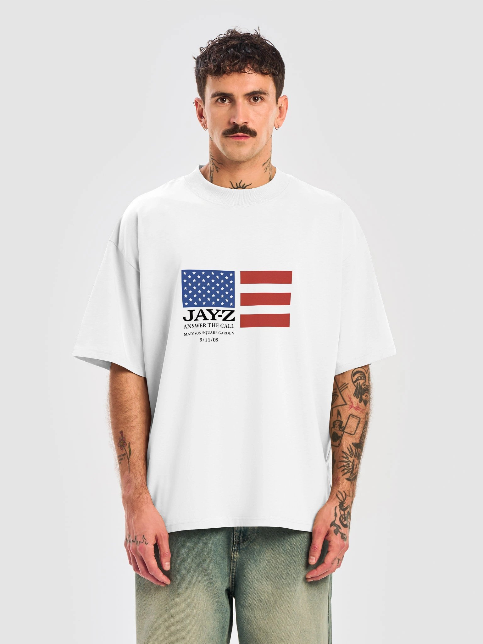 Jay Z Answer The Call Madison Square Garden 9 11 09 Shirt product image (111)