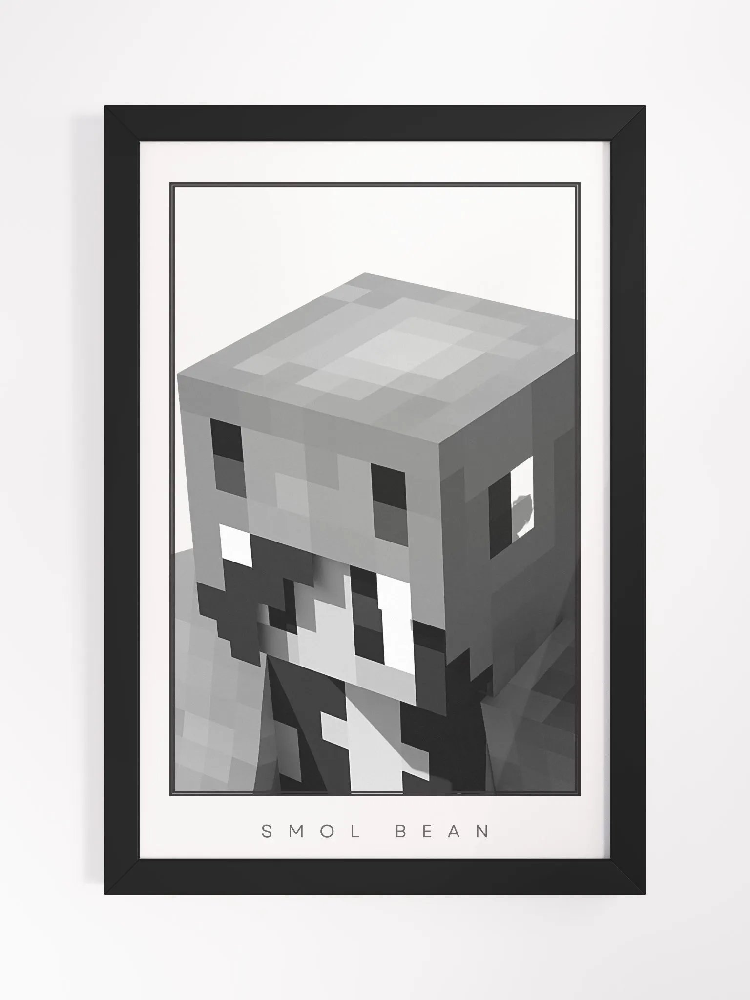 Framed Smol Bean Print product image (2)