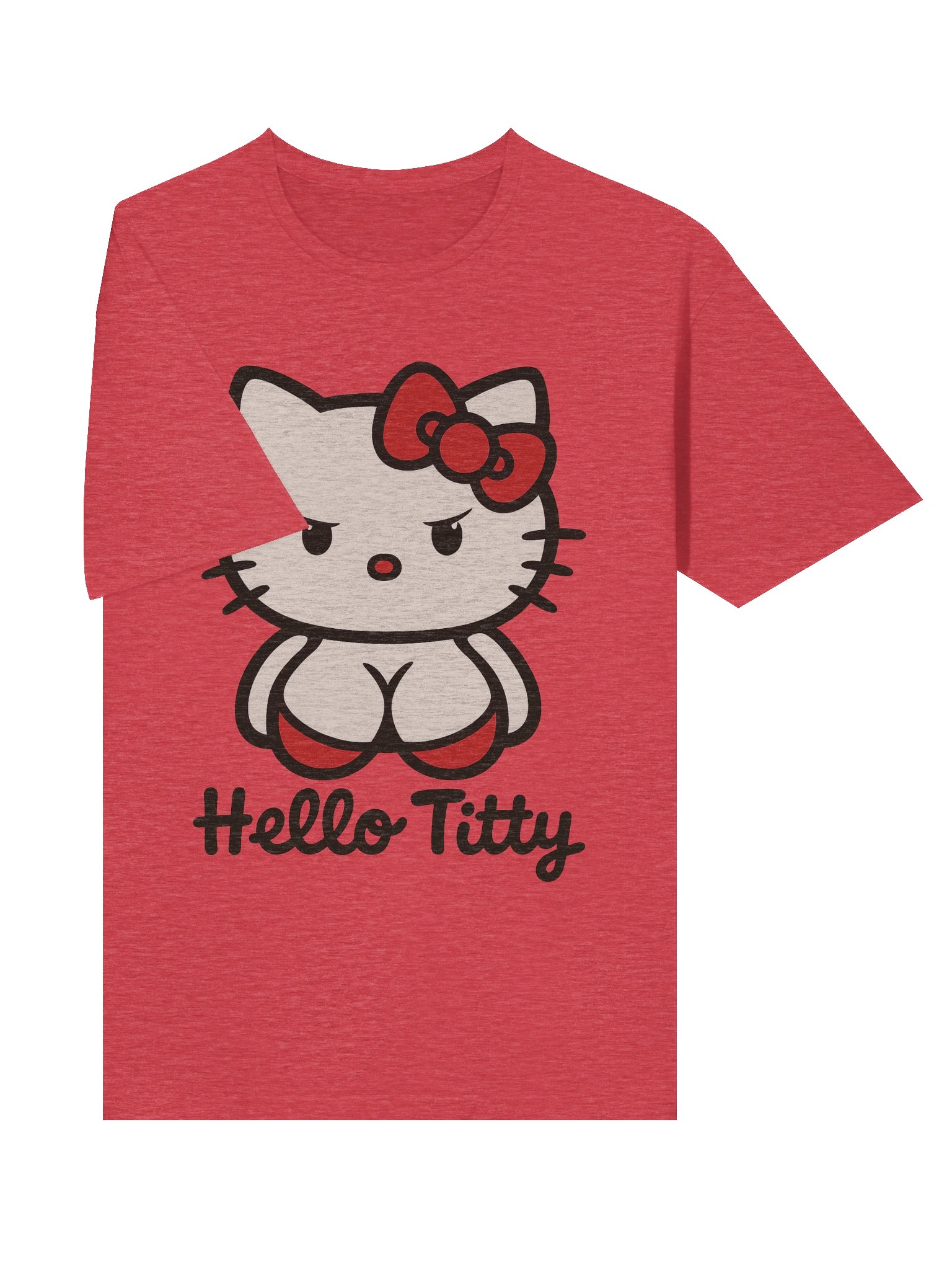 Hello Kitty Parody T-Shirt | Funny Adult Meme Tee for Gamers & Collectors product image (5)