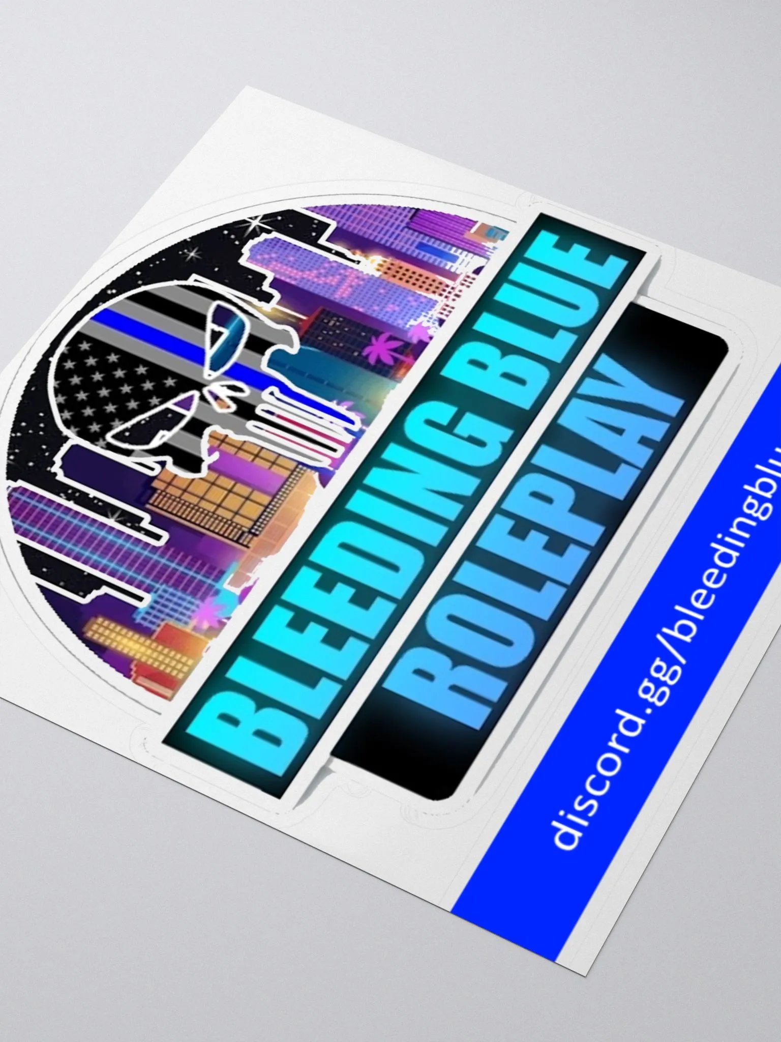 Bleeding Blue RolePlay Sticker Support product image (3)