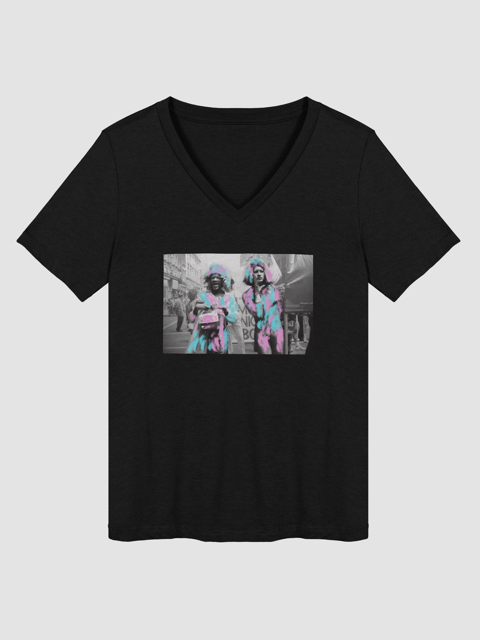 Marsha & Sylvia Relaxed V-Neck Tee product image (6)