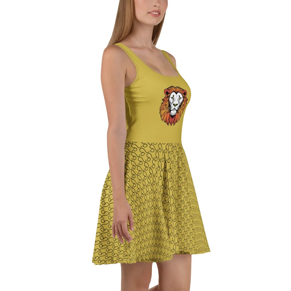 Vibrant Mane Lioness Skater Dress product image (3)