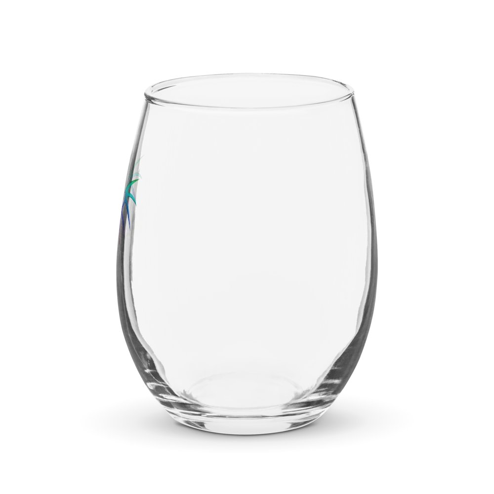 RafaZafar Logo Stemless Wineglass (vaporwave) product image (3)