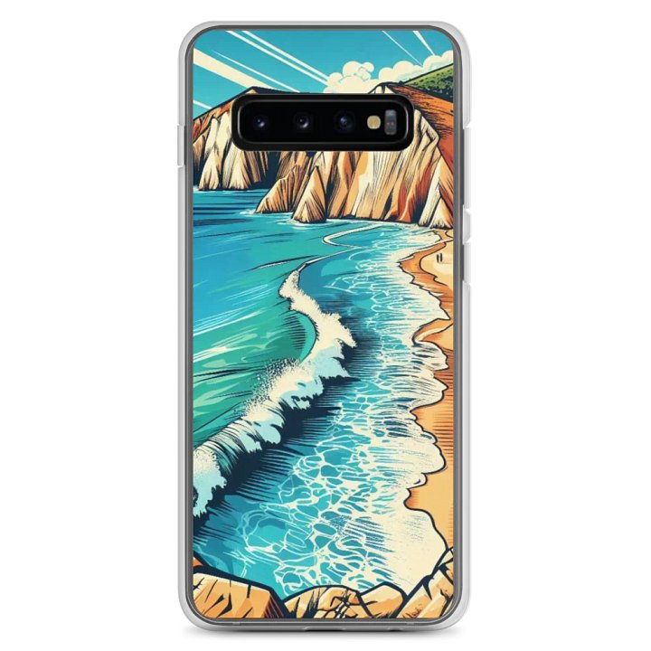 Clear Case for Samsung® | AI Design beach Greece product image (2)