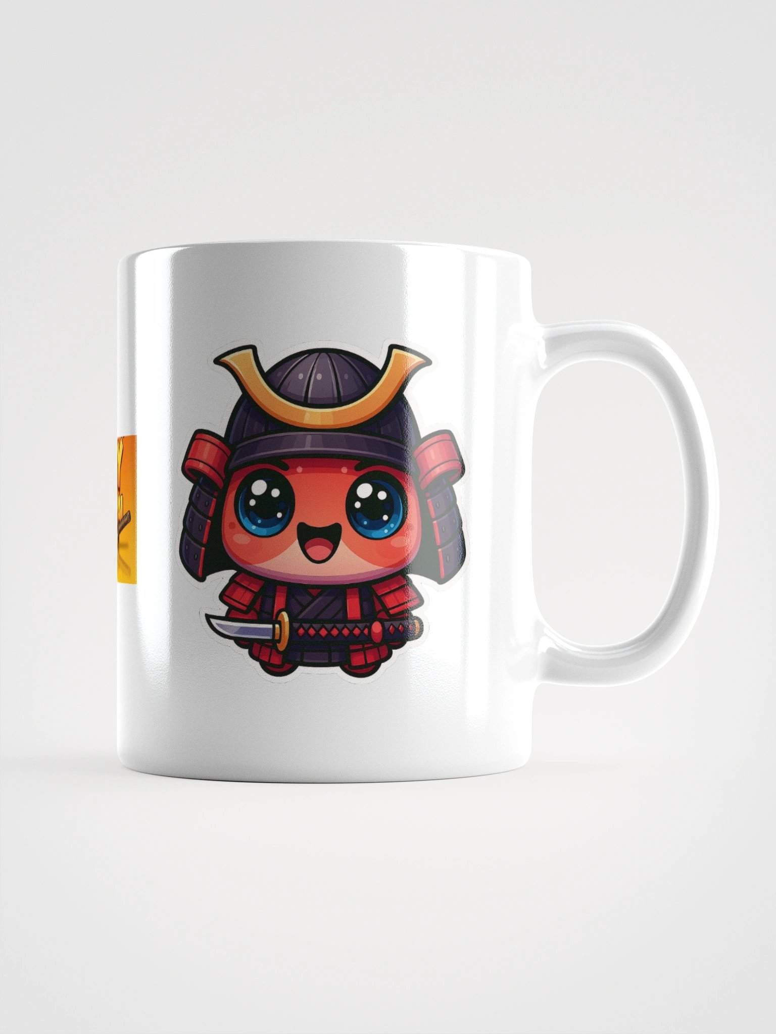Blushing Samurai Fishy White Mug product image (3)