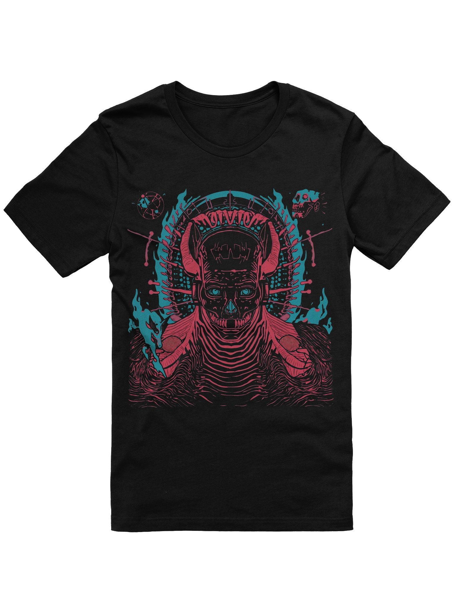 Neon Halo Demon Lightweight T-Shirt product image (1)