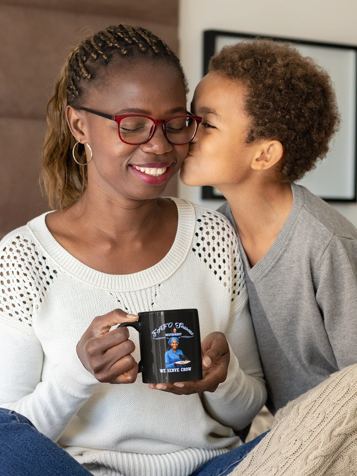 FAFO Seasons 92 Percent Mug - Black Women Coffee Cup (Black) product image (1)