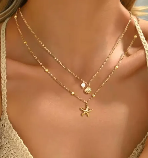 Collier « Perle d’Océan » - Acier Inoxydable product image (3)