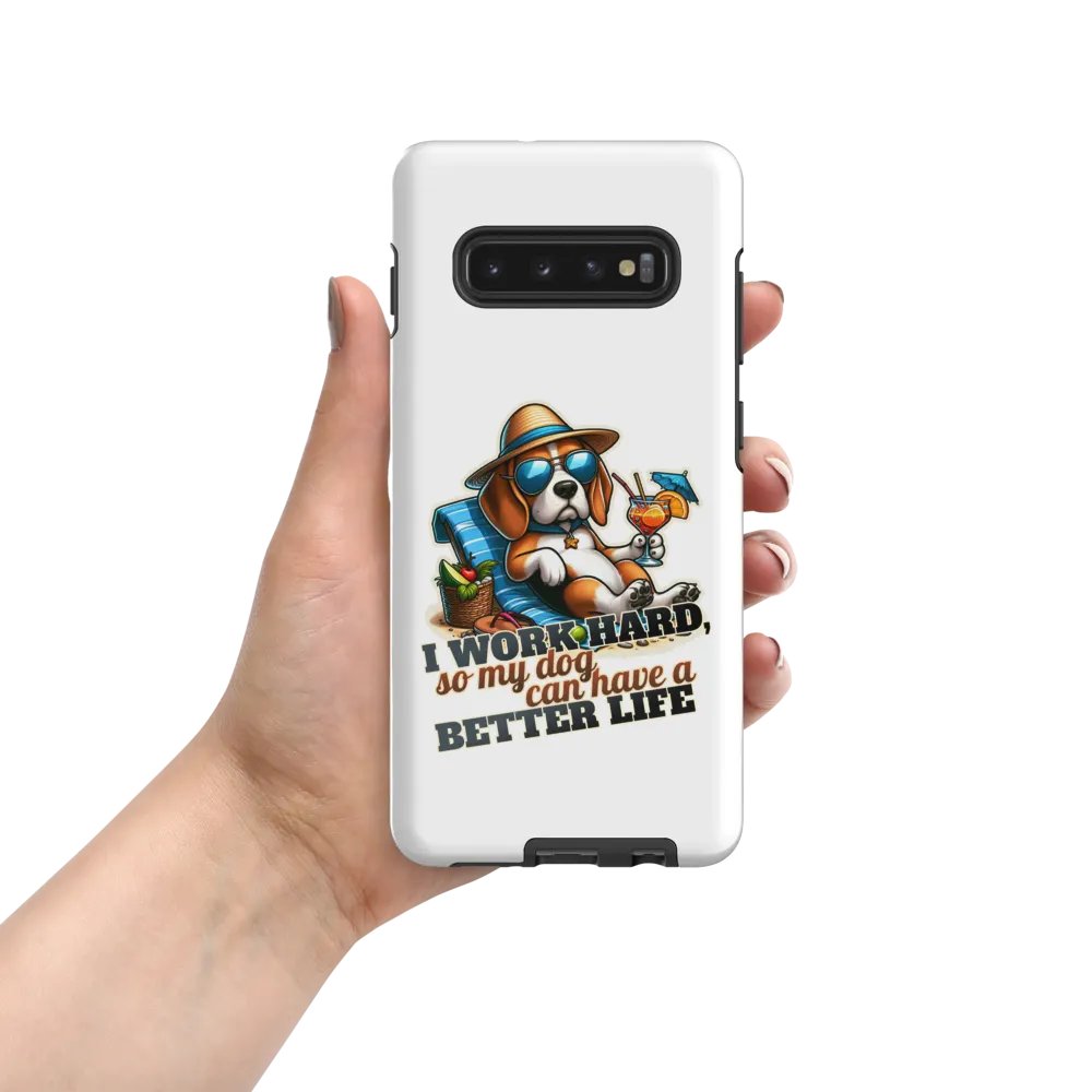 Work Hard - Beagle Beach - Tough Case for Samsung® product image (55)