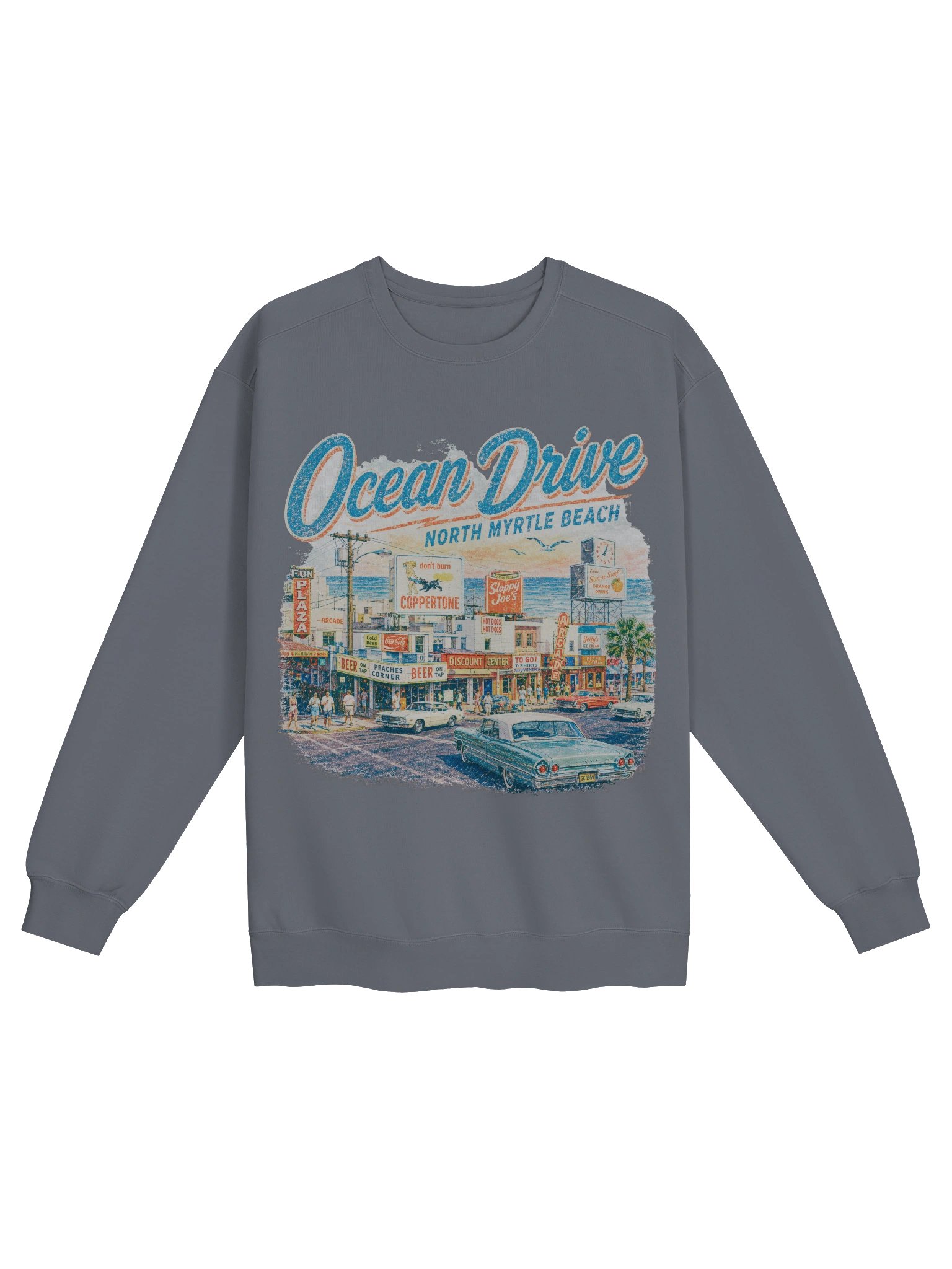 Ocean Drive NMB Retro Beach Sweatshirt product image (1)